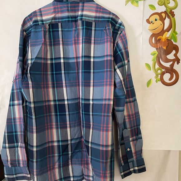 OLD NAVY Plaid Button Down Long Sleeve Shirt - Picture 4 of 4